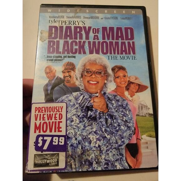 Diary of a Mad Black Woman DVD Kimberly Elise Steve Harris Tyler Perry THE MOVIE - Picture 1 of 3